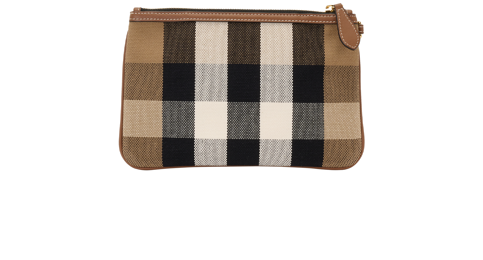 Wristlet Novacheck, &pound;195, Accessories, Beige/Black/Cream, Canvas, Back view